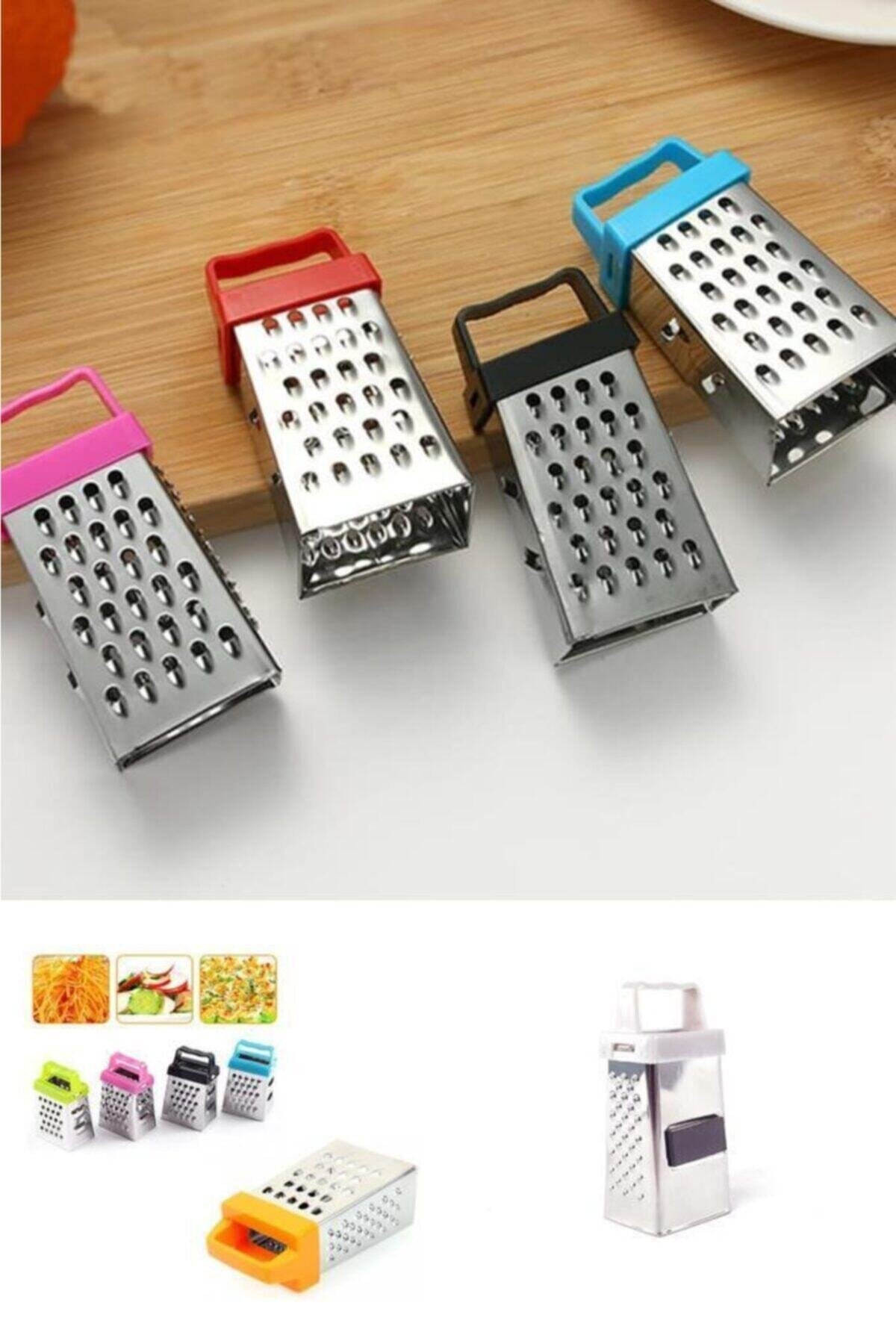 3 Fonksiyonlu Mıknatıslı Mini Sarımsak Peynir Rendesi 8 cm (892)