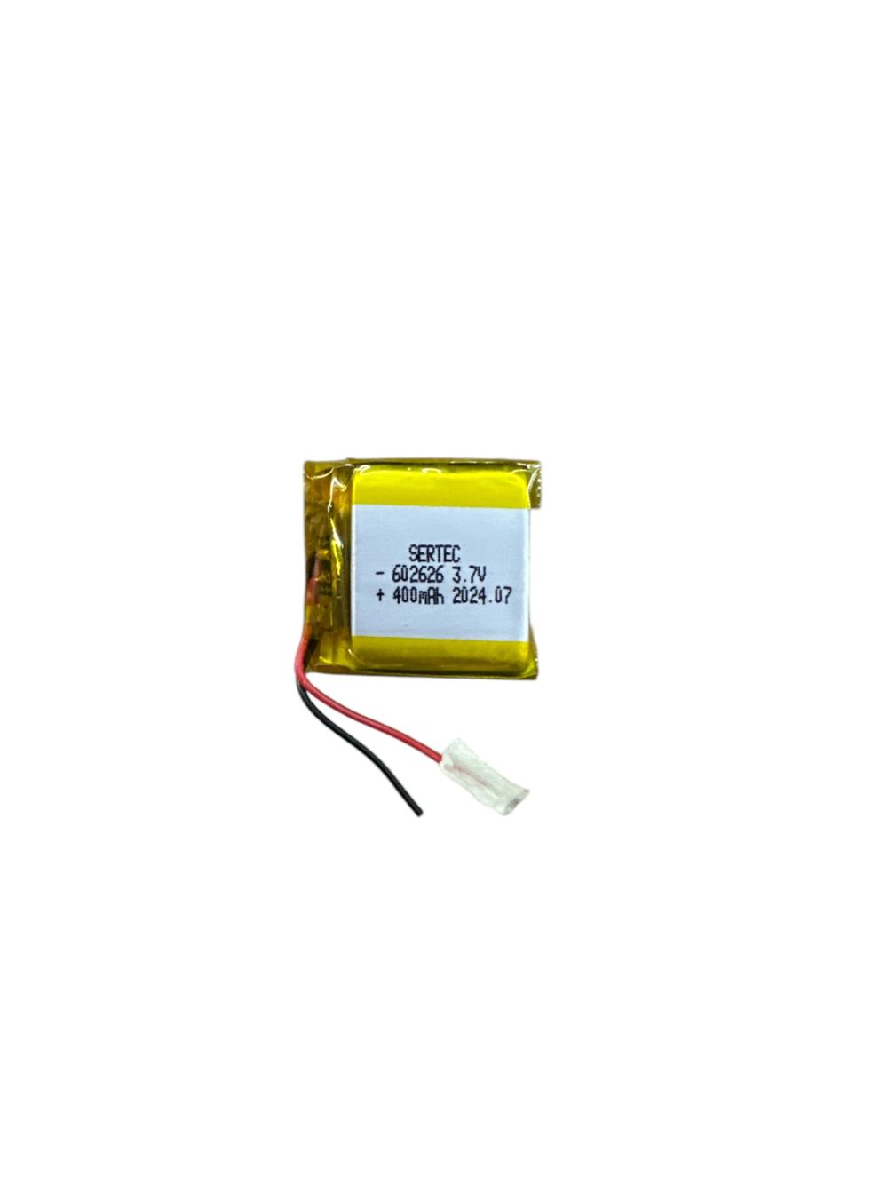 602626 3.7V 400Mah Lipolymer Pil Devreli/1.5A (892)