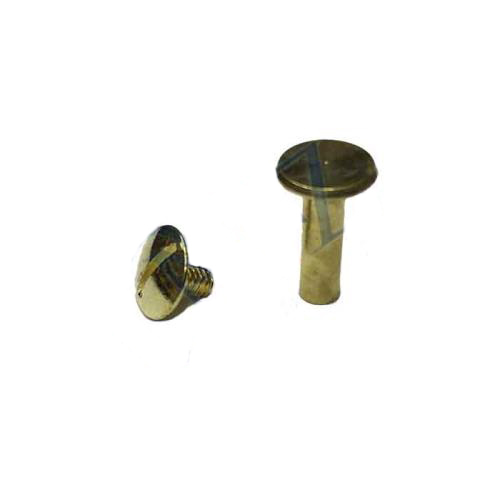 Cilt Menü, Katalog, Kartela Vidası, 20 Mm - Sarı, 100 Adet (8585)