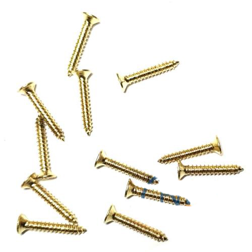 Klips, Menteşe, Ayak, Ağaç, Sunta Vidası 2,2X13 Mm - Sarı 100 Adet (8585)