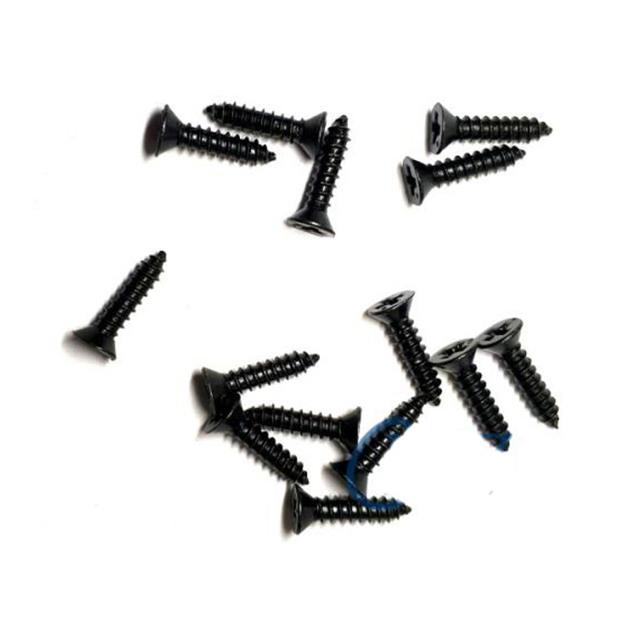 Klips, Menteşe, Ayak, Ağaç, Sunta Vidası 2,2X6,5Mm - Siyah 100 Adet (8585)