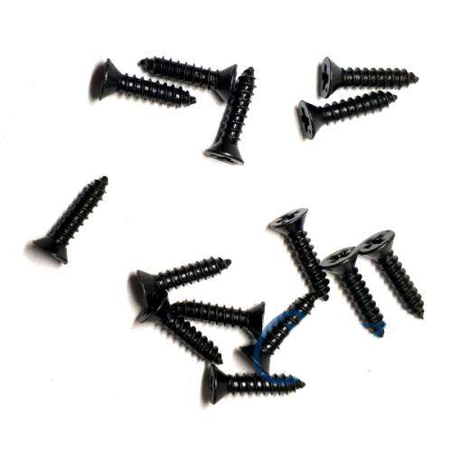 Klips, Menteşe, Ayak, Ağaç, Sunta Vidası 2,2X9,5Mm - Siyah 1000 Adet (8585)